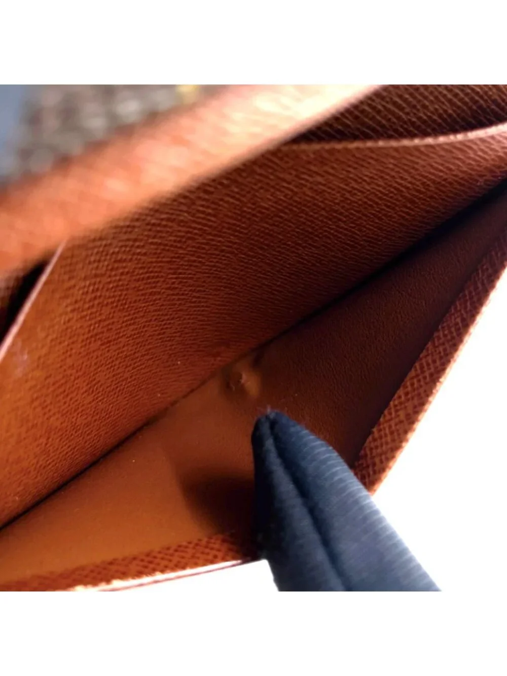 Louis Vuitton Porte-Monnaie Viet Tresor Monogram Leather Brown Bifold Wallet